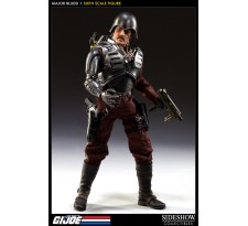 G.I. Joe Action Figure 1/6 Black Major Bludd 30 cm